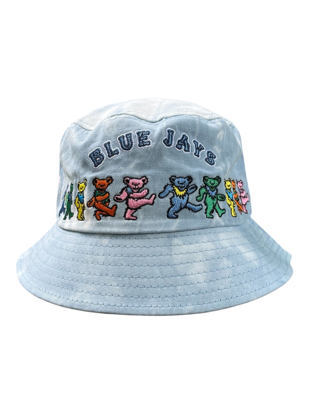 New Rare Toronto Blue Jays Baseball Grateful Dead Bucket Hat Special Ticket